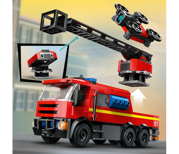 LEGO City 60414 Remiza strażacka z wozem strażackim - 1205487 - zdjęcie 9